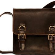 Visconti Leather Messenger Bag Style 16012 Mud  