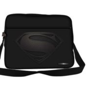 DC Comics Superman Man of Steel Black Messenger Bag  