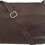 Unicorn Real Leather Brown 16.4" laptop bag Messenger #2L  