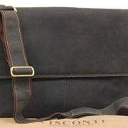 Visconti XL Messenger Bag A4 Plus - Hunter Leather - 16052 - Texas XL - Oil Brown  