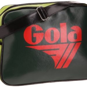 Gola Men's REDFORD Top-Handle Bag Multicolour Rosso - Verde - Verde acido - Nero 36x27x12  