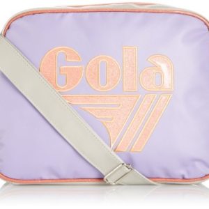 Gola Girls Redford Glitter Synthetic Shoulder Messenger Bag CUB661 Viola/Grigio/Multi  