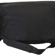 Euro Messenger Bag - 10 Colours - Holds Laptops Netbooks (Black)  