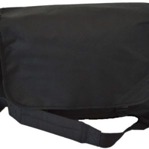 Euro Messenger Bag - 10 Colours - Holds Laptops Netbooks (Black)  