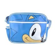 Sonic The Hedgehog Retro Messenger Sports Shoulder Bag Blue  