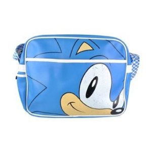 Sonic The Hedgehog Retro Messenger Sports Shoulder Bag Blue  