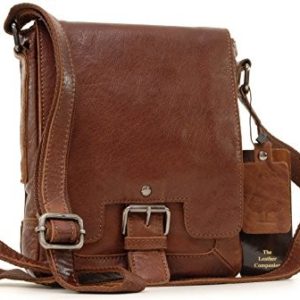 Ashwood Cross-Body Bag - Kindle A5 Size - 8341 - Tan Leather  