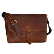 LUST Men's Leather Satchel Briefcase  