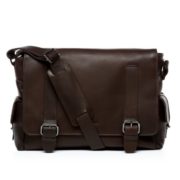 FEYNSINN messenger bag - shoulder bag ASHTON fits tablet - iPad - laptop bag brown leather  