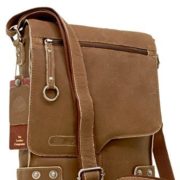 Ashwood Messenger Bag Kindle/iPad - Camden 8352 - Tan Leather  