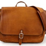 Postman (M) Vintage Leather Bag Shoulder Bag Unisex (A4) PAUL MARIUS Vintage & retro  