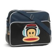 PAUL FRANK JULIUS MONKEY HEADPHONE SHOULDER MESSENGER SPORTS GYM SCHOOL BAG  