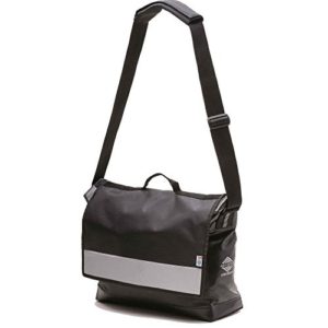 Aqua Quest Manhattan Brief Case / Messenger Bag - Water Resistant - Black & Reflective  