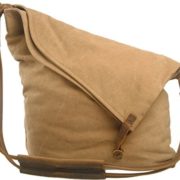 Voguees Casual Shoulder Crossbody Messenger Canvas Shopping Bags Totes Satchals Camel  