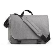 BagBase Two-tone Digital Messenger Bag (Up To 15.6inch Laptop Compartment) (One Size) (Grey Marl)  