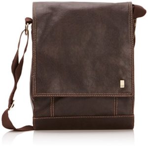 STORM Men's Cross Body Messenger Bag Brown - Kingwood  