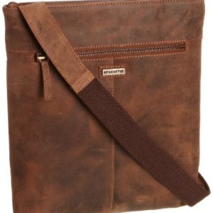 HYDESTYLE Venator Distressed Hunter Messenger / Cross Body Soulder Bag 28x24cm UM7008A Brown  