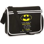 I'm Not Saying I'm Batman Retro Messenger Bag, Satchel Holdall Super Hero TS602, Black/White  