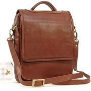 Visconti Leather Atlantic Organiser Handbag - 1603 Grace - Brown  