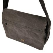 Troop Classic Unisex Canvas Messenger Bag (Black)  