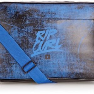 Rip Curl Mens Vinyl Script Satchel Messenger Bag BSBAG4 Black  