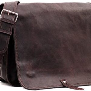 Messenger (L) INDUS Vintage Leather Bag Shoulder Bag Unisex (A4) PAUL MARIUS Vintage & retro  