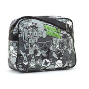 David & Goliath Shoulder Bag - Black White Print  