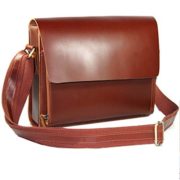 Zenness Classic College Style Leather Shoulder Messenger Bag Flapover Satchel  