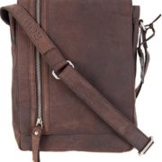 ROWALLAN QUALITY OIL BROWN LEATHER ORGANISER MESSENGER WORK PLACE BAG - 8968  