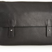 ECCO Men's Ely Messenger Bag, Black, One Size  