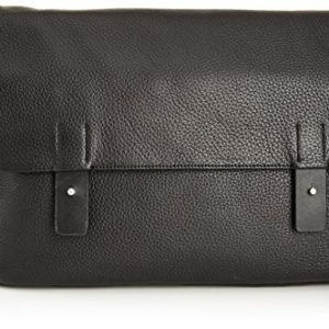 ECCO Men's Ely Messenger Bag, Black, One Size  