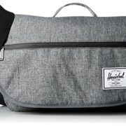 Herschel Supply Co. Pop Quiz Messenger Bag, Raven Crosshatch  