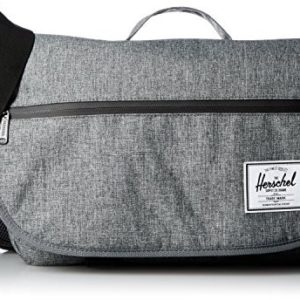 Herschel Supply Co. Pop Quiz Messenger Bag, Raven Crosshatch  