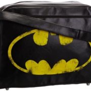 Logoshirt Unisex-Adult Batman Logo Street Messenger Bag Black 134-0526/001  