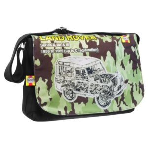 Haynes Land Rover Camouflage Messenger Bag  