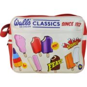 Wall's® Ice Cream Classics Lolly Lollies Retro Vintage Shoulder Messenger Bag Travel Carry Case  