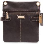 Visconti Distressed Oiled Leather Small Cross Body bag # 18511- Oiled Brown  
