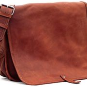 Messenger (M) Vintage Leather Bag Shoulder Bag Unisex (A4) PAUL MARIUS Vintage & retro  